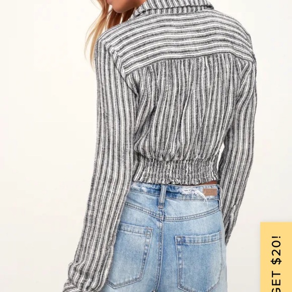 Free people Lust for Life Long Sleeve Crop Top - Picture 2 of 7